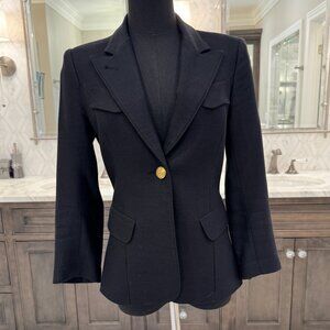 Smythe Black Blazer.  XS.  Fits 0 - 2.  EUC.  No flaws.